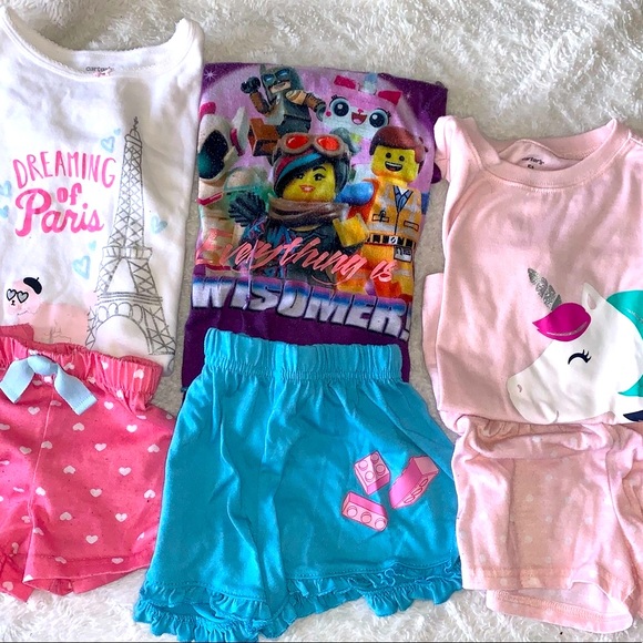 🌙 💤 9 Pairs PJ girl pajama lot, bundle winter and fall long pants 💤 🌙 - Picture 11 of 13